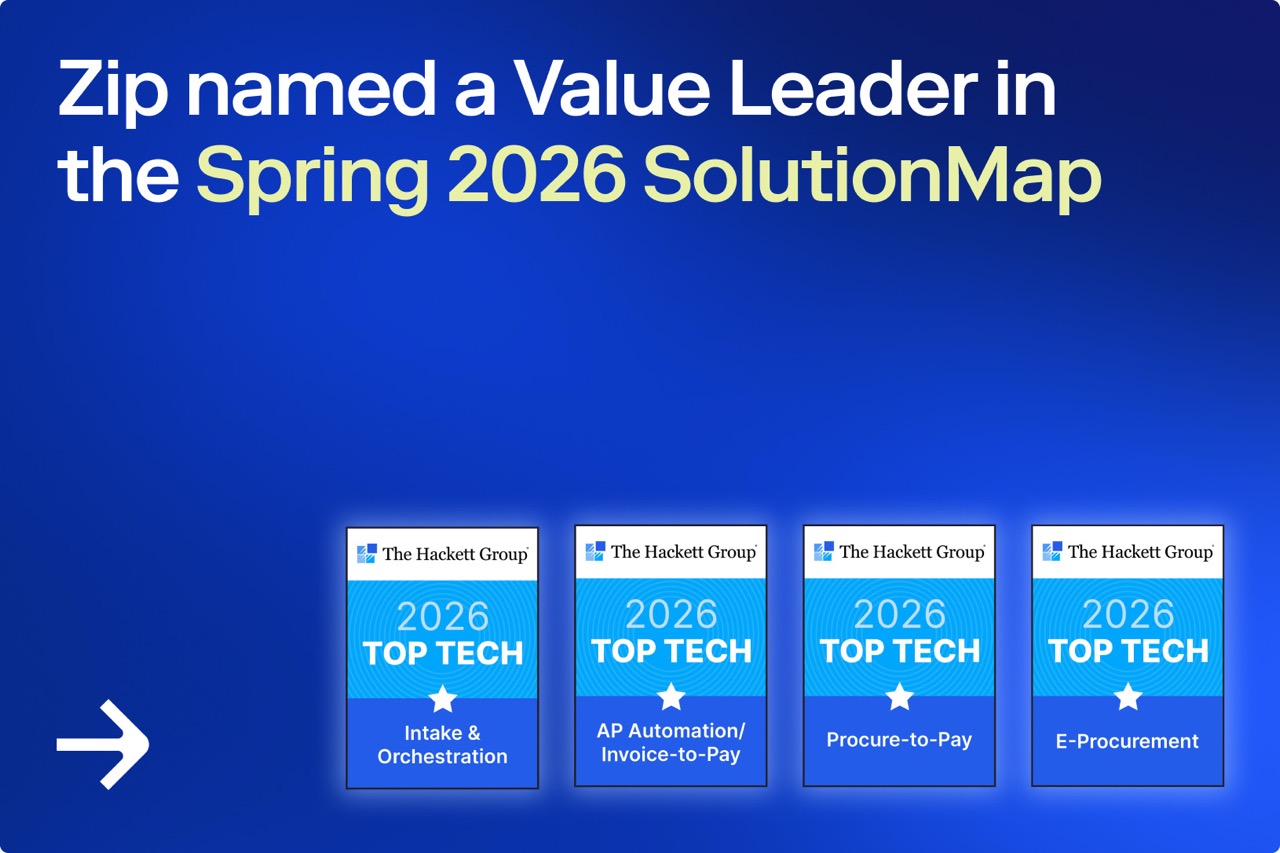 Zip named a Value Leader in the Hackett Group Spring SolutionMap 2026